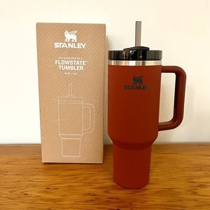 NEW + UNRELEASED Stanley Soft Matte - 40 oz. Quencher Tumbler - RED RUST